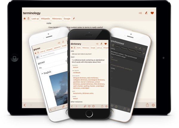 Terminology – IOS app